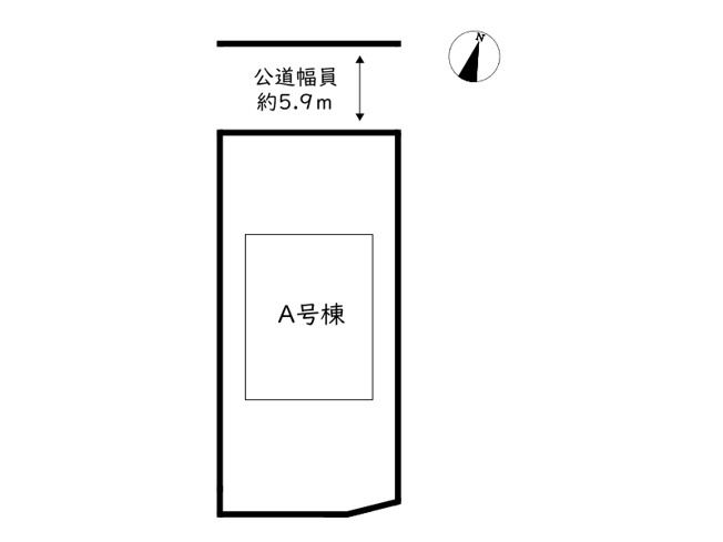 【区画図】 | 姫路市大津区勘兵衛町2丁目／全1棟