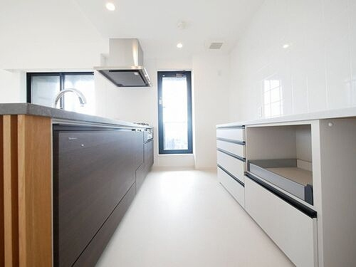 照葉ザ・タワーのキッチン|キッチンに勝手口