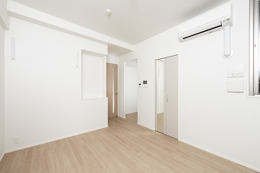 エンクレスト博多GATEの居間・リビング|ゆったり過ごせるリビングです