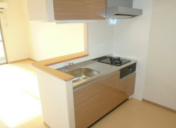 フェリス久留米シティのキッチン|コンパクトなキッチンで掃除もラクラク