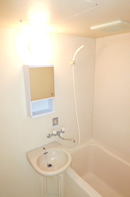 厚花ビル【キャッシュバック対象物件】の浴室|落ち着いた空間のお風呂です