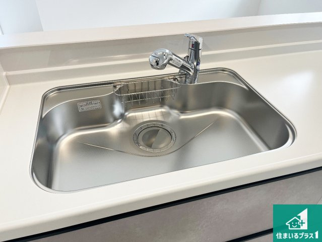 加古川市東神吉町出河原　新築一戸建ての設備|広々としたシンクで食器洗いも楽々！