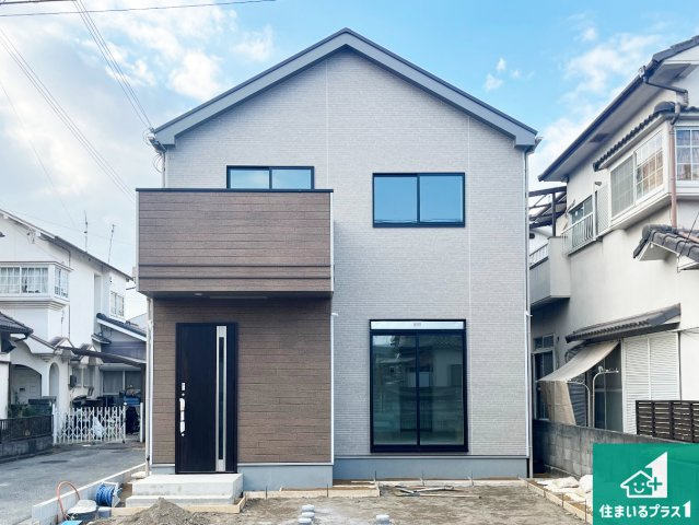 加古川市東神吉町出河原　新築一戸建ての外観|安心の10年保証！外観を美しく保ち、雨水で汚れを落とします！気になることがありましたら、お気軽にお問い合わせください！