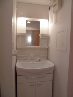 【洗面所】 | ベルパークＡ | 使いやすい洗面所です