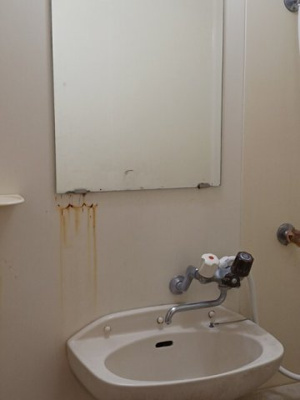 【洗面所】 | コーポみつわ台 | 脱衣スペースもあります