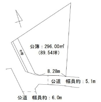 草津市南笠町　建築条件無し売土地