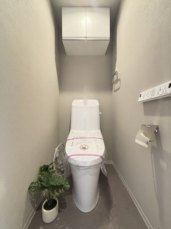 練馬区北町1丁目　タック練馬北町　角部屋　新規リフォームマンションのトイレ