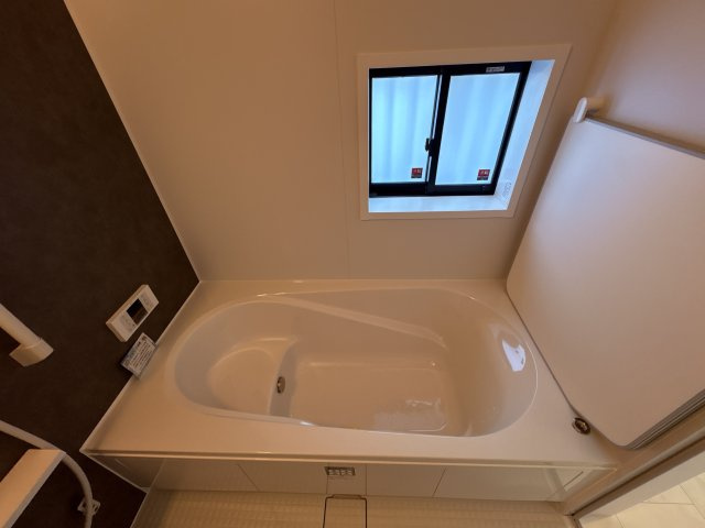 ハートフルタウンうるま市上江洲Ⅱ-B号棟　＼☆ご成約時５０万円キャッシュバック☆／の浴室|※同施工会社の別物件サンプル写真となります。