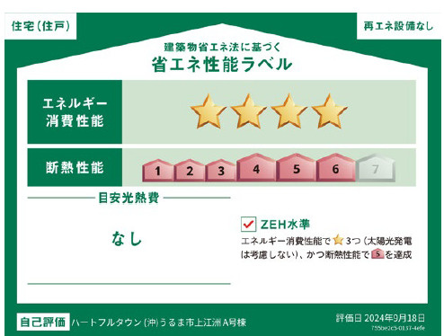 ハートフルタウンうるま市上江洲Ⅱ-B号棟　＼☆ご成約時５０万円キャッシュバック☆／の区画図