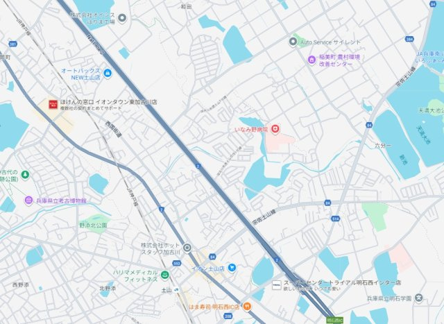 加古川市平岡町土山　新築一戸建ての地図