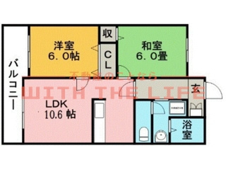 メゾンフルール【キャッシュバック対象物件】の間取り