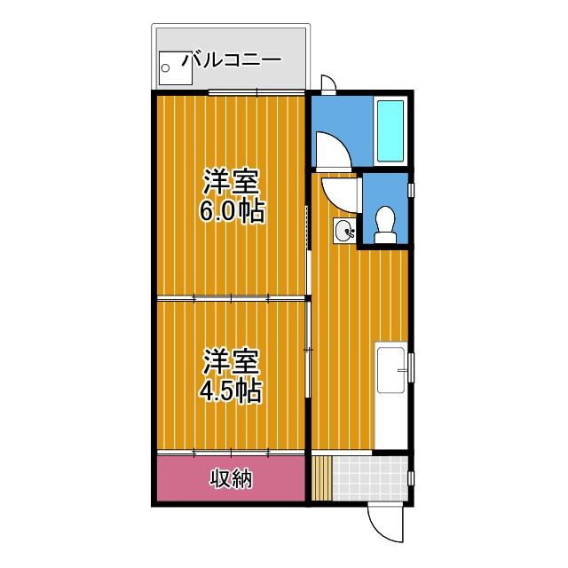 恵マンションの間取り