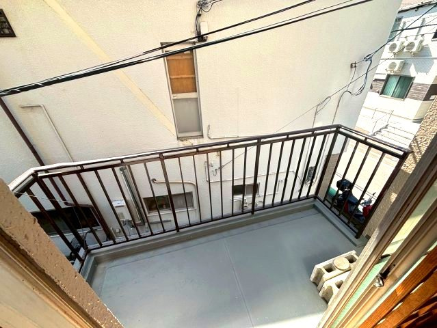 恵マンションのバルコニー
