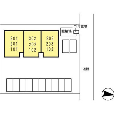 【区画図】 | グラシューズ深津