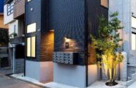 杉並区方南１丁目のアパートのエントランス