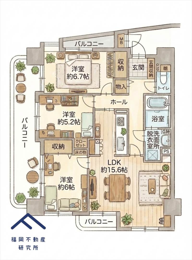 ハウベスト大橋のキッチン