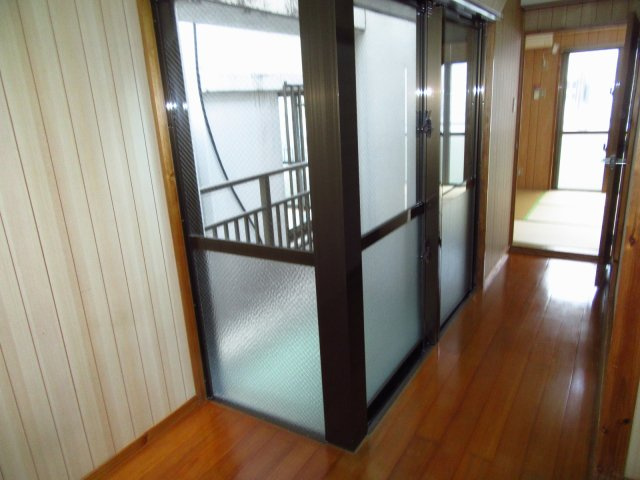 与儀マンションのバルコニー