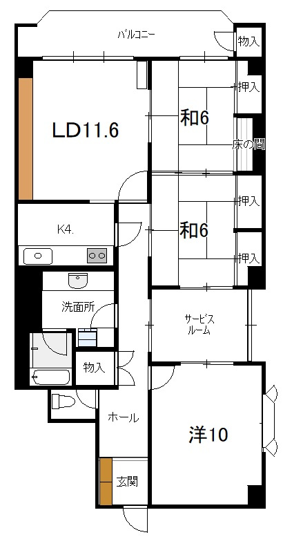 【間取り】の画像