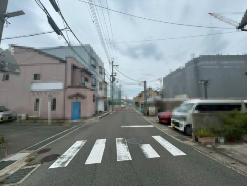 向日市寺戸町二ノ坪の前面道路含む現地写真|お車の駐車も楽々♪