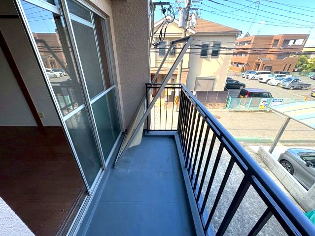 恵マンションのバルコニー
