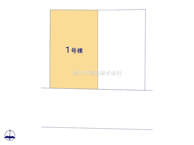 八王子市　台町　新築一戸建て　１０期の区画図|～南6ｍ道路に面している整形地～