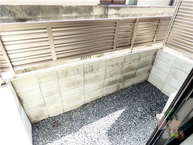 カーム広瀬町　Ａのバルコニー
