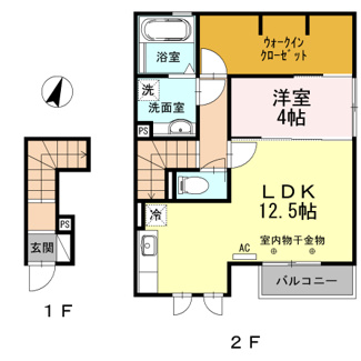 【間取り】 | ペルレドール・ミユキ