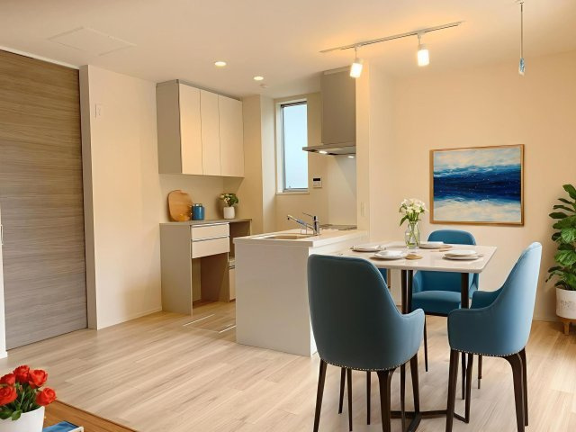 グランヴィラ千歳船橋の居間・リビング|CG 家具のため実際は家具が付きません