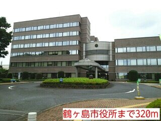 【賃貸アパート】アンジュエールＣの周辺|鶴ヶ島市役所まで320m