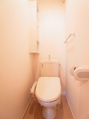 【賃貸アパート】アンジュエールＣのトイレ|トイレです
