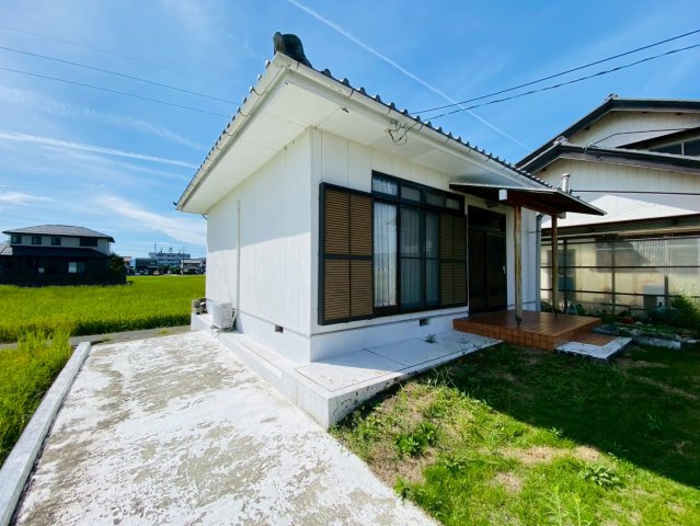 中古戸建　大垣市荒川町　昭和63年築・昭和48年築の外観|増築部分　平屋建て