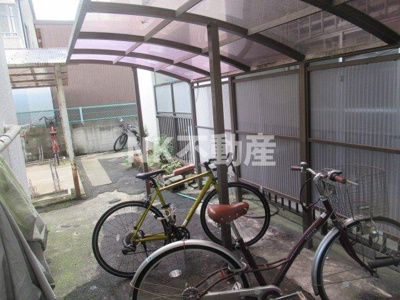 【その他共用部分】 | 小阪大発マンション（河内小阪賃貸） | 駐輪場です