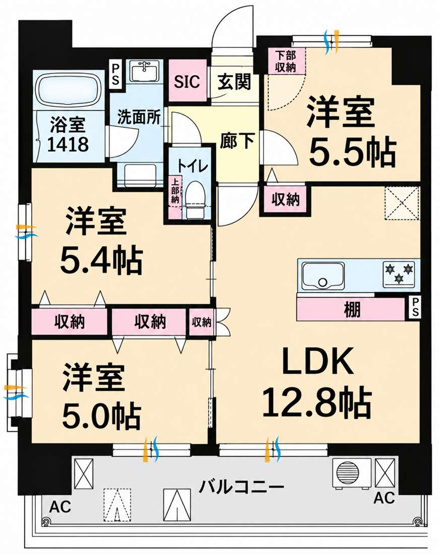 【間取り】 | スプランディッド玉造DUE