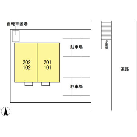 ヴィオラ当知の区画図