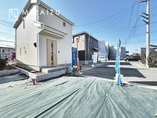 【外観】 | 陽の光をたっぷりと浴びながら気持ち良く生活が出来ます。夢のマイホーム、夢ではなく実現出来ます！見学・ご相談等、お気軽にご連絡下さい。