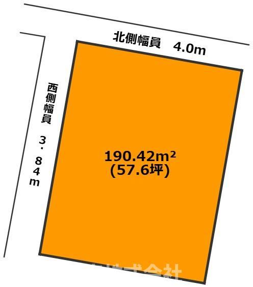 中西町　土地の土地図
