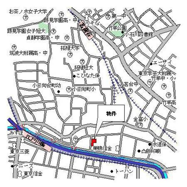 パークアクシス文京ステージの地図