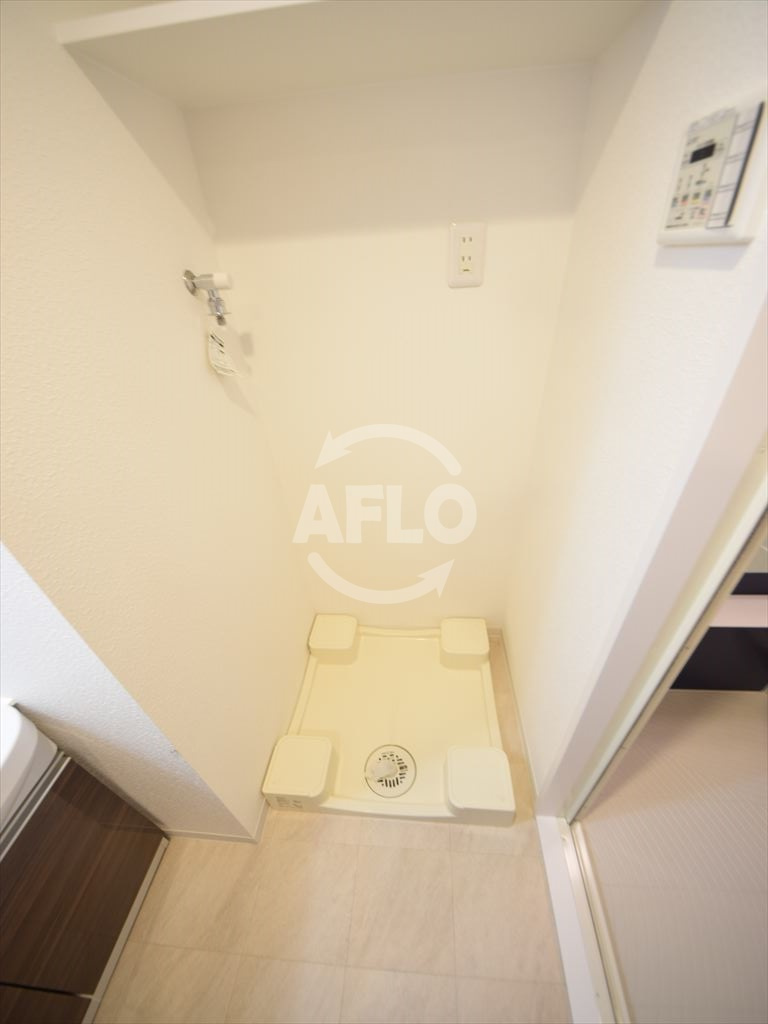 ミラージュパレス上本町の設備|ミラージュパレス上本町　洗濯機置き場