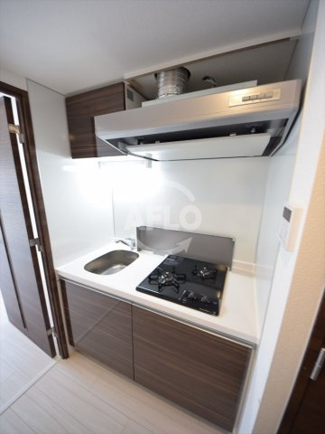 ミラージュパレス上本町のキッチン|ミラージュパレス上本町　2口ガスシステムキッチン