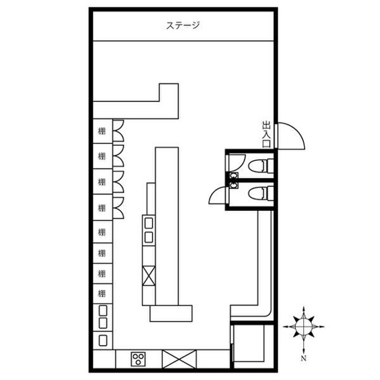 【間取り】 | 一二三ビル【　飲食系おすすめ　】