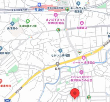 仮称　レトアデュエット長津田の周辺