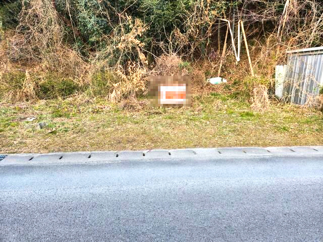 東温市南方の売地の外観
