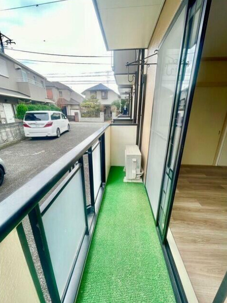 ハイネス石川のバルコニー
