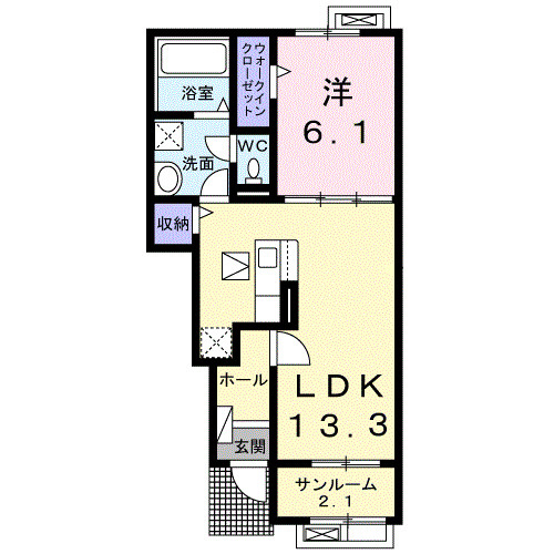 プロムナードの間取り