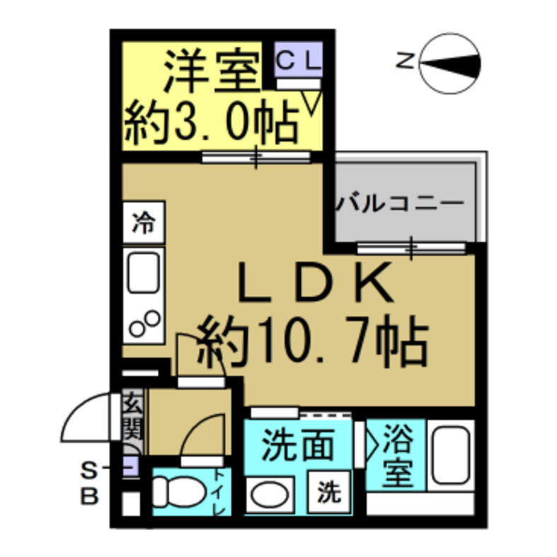 Jack shinkaiⅢの間取り