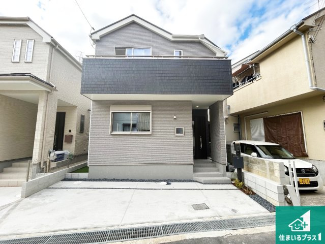 伊丹市池尻　第2期　新築一戸建ての外観|お客様に長く安心して住んでいだだける事にこだわった家づくり！住んでからのアフターサービスにもしっかりと取り組んでいます！