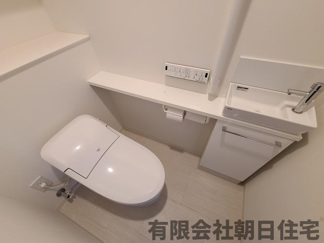 【トイレ】 | アルファステイツ上乃木 3LDK | 落ち着いたトイレです