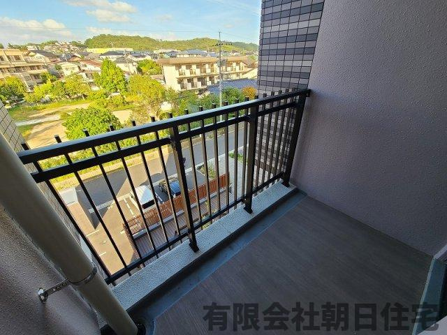 【バルコニー】 | アルファステイツ上乃木 3LDK | 北側のバルコニーです