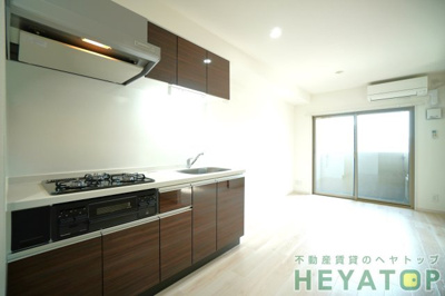 【キッチン】 | リュミアン堀田テラス | システムキッチン完備（同仕様写真）