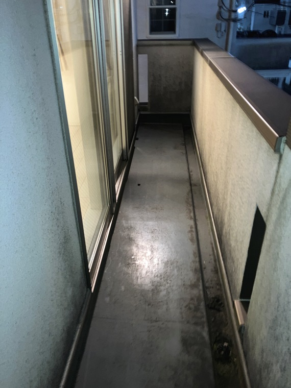 給田戸建のバルコニー